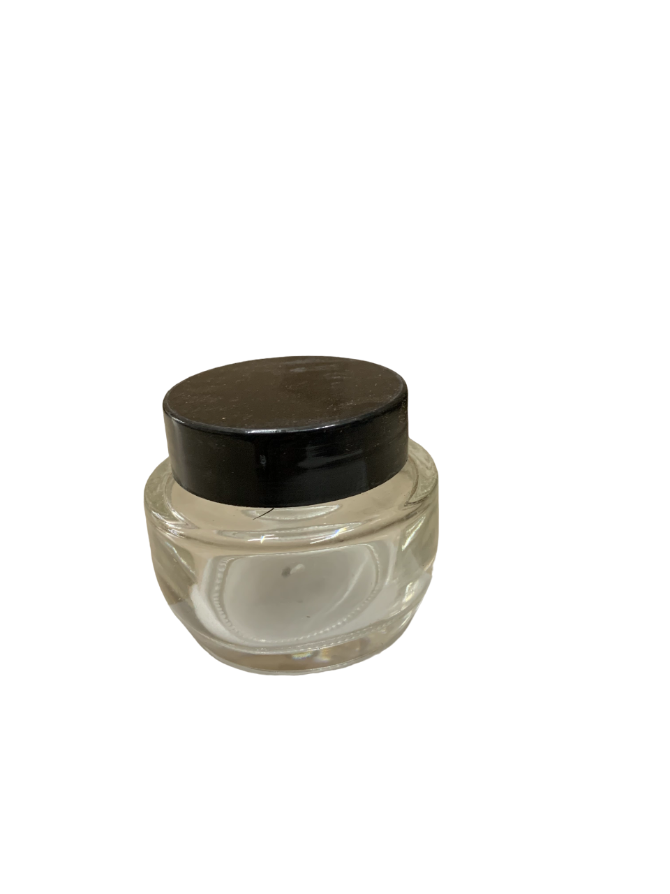 Black Cap Glass Liquid Jar 2oz